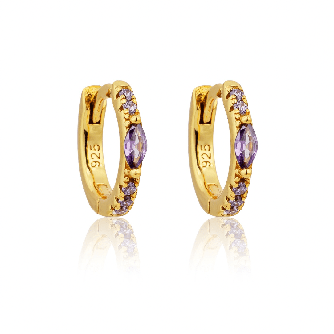 18k GOLD SARDINIA HUGGIES - LOVEY BY LOVEY
