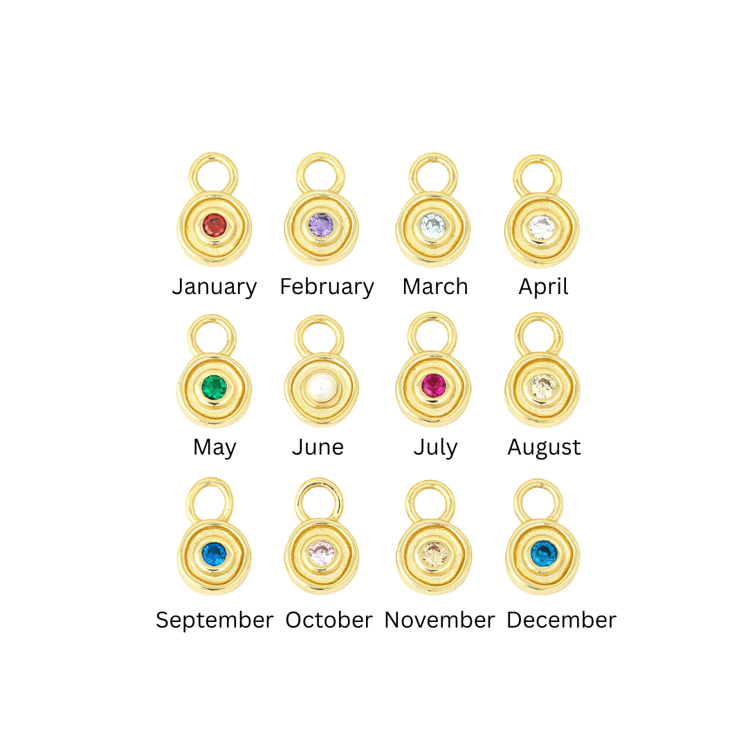 18K GOLD SOLSTICE (BIRTHSTONE) HUGGIE SET - LOVEY BY LOVEY