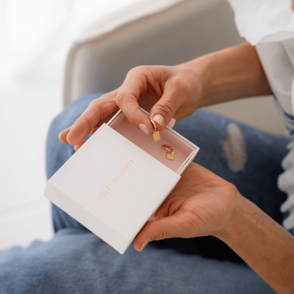 FOREVER LOVE CHARM HUGGIE SET - LOVEY BY LOVEY