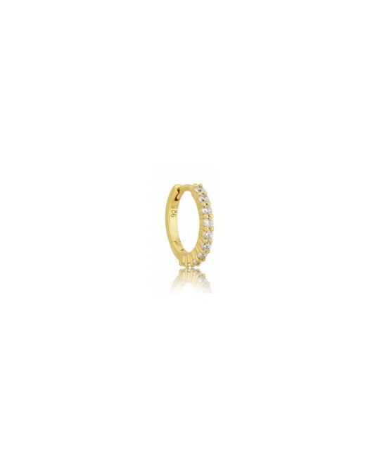 18k GOLD HEATHER HOOP (SINGLE) - LOVEY BY LOVEY