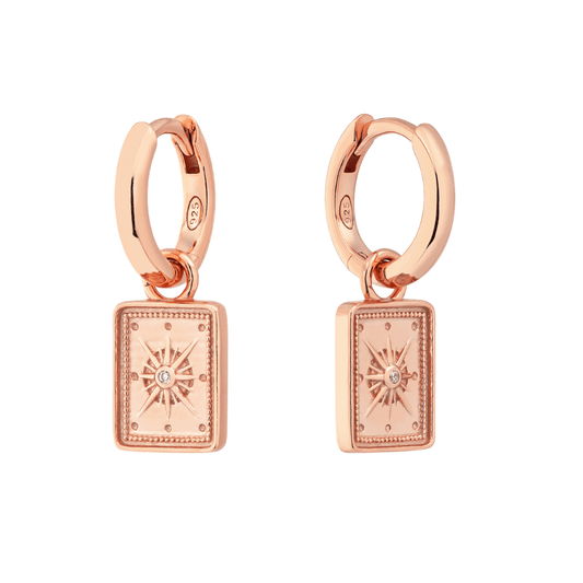 ROSE GOLD COMPASS CHARM - LOVEY BY LOVEY