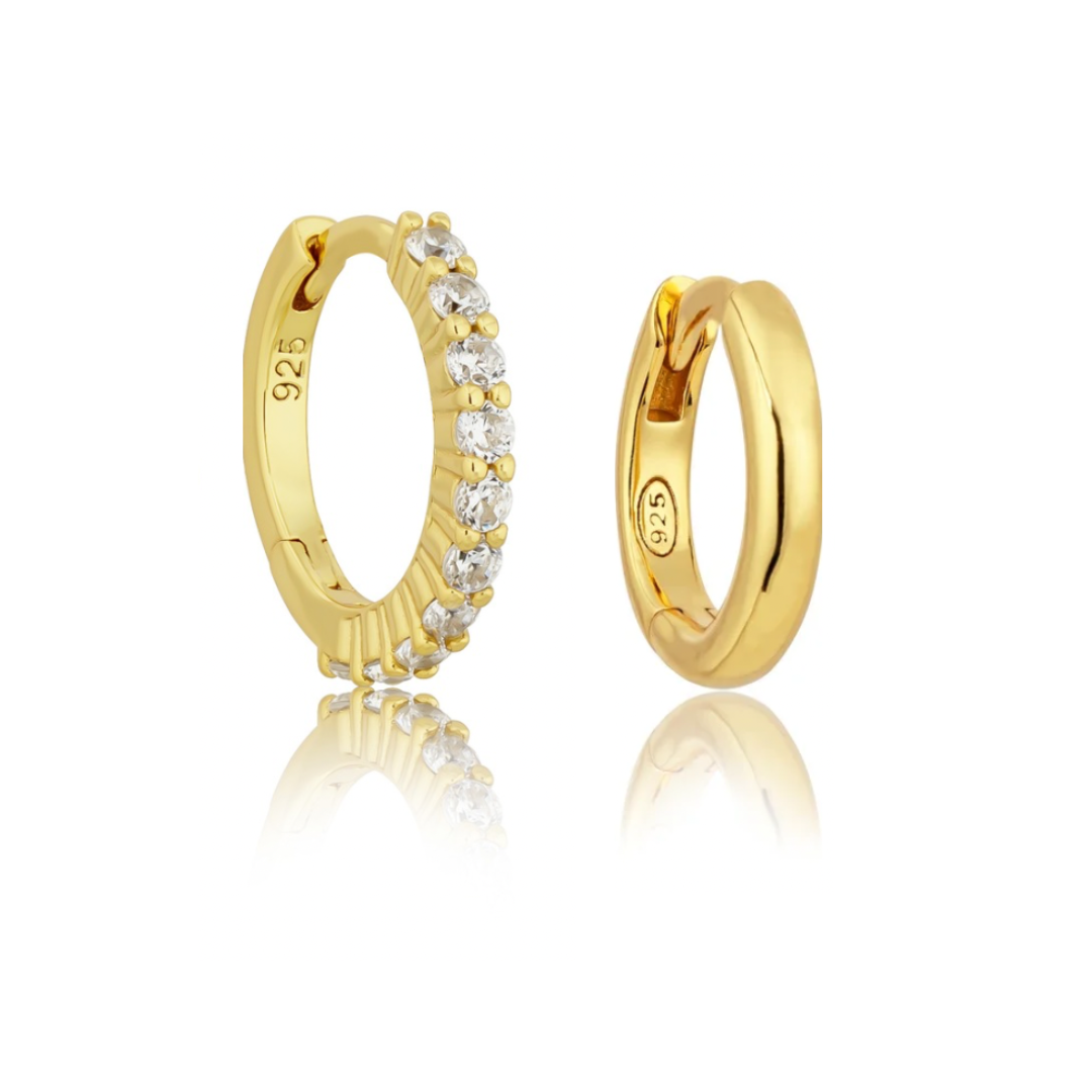 HEATHER & HALO EARRING BUNDLE | Gold