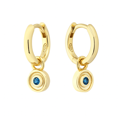 18K GOLD SOLSTICE (BIRTHSTONE) HUGGIE SET - LOVEY BY LOVEY