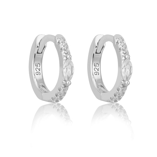 SILVER MYKONOS HUGGIES - LOVEY BY LOVEY