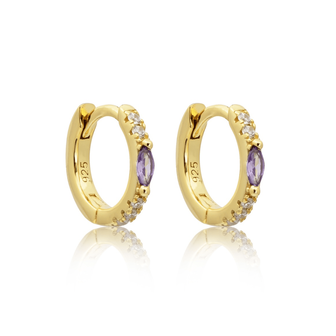 18k GOLD EVA HUGGIES - LOVEY BY LOVEY