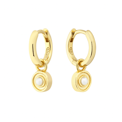 18K GOLD SOLSTICE (BIRTHSTONE) HUGGIE SET - LOVEY BY LOVEY