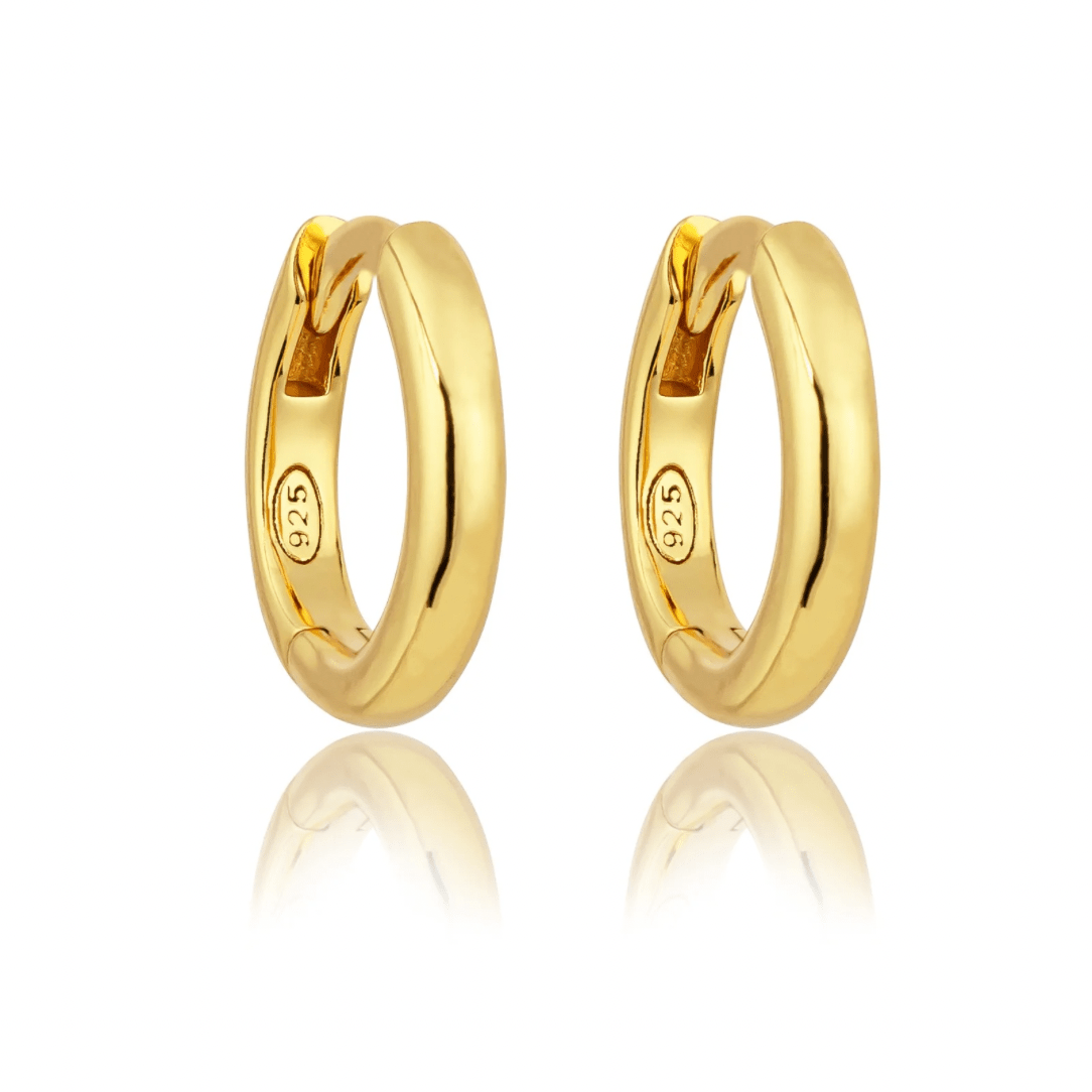 18k GOLD HALO HUGGIES - LOVEY BY LOVEY