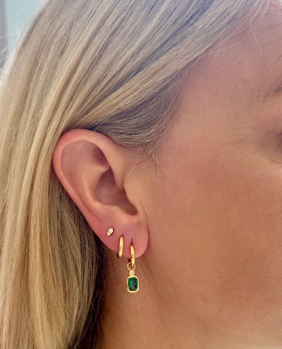 18K GOLD BOBBIE STUDS - LOVEY BY LOVEY