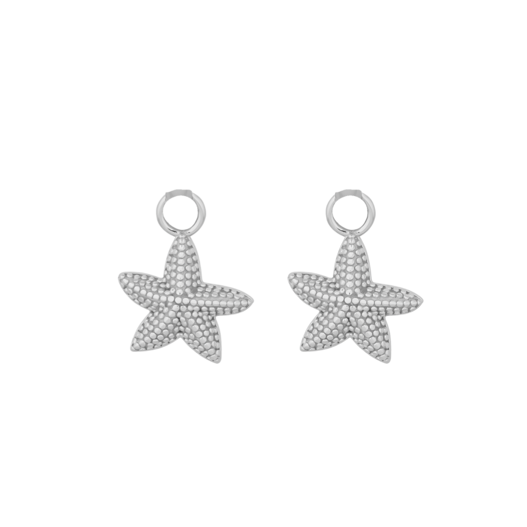 SEYCHELLES STARFISH EARRINGS | SILVER