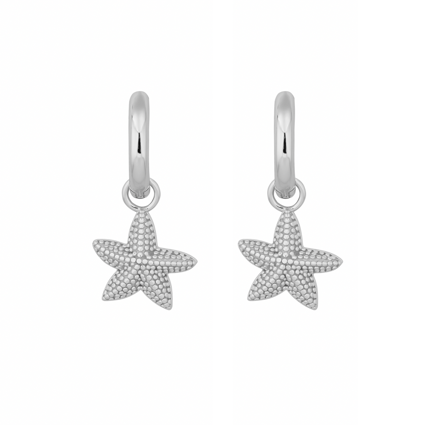 SEYCHELLES STARFISH EARRINGS | SILVER