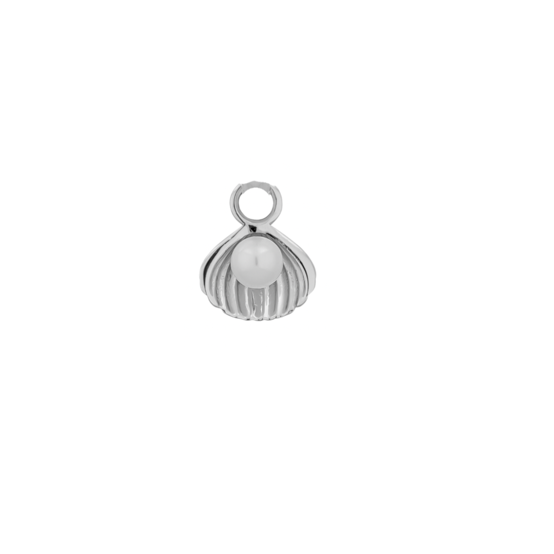 SEYCHELLES SHELL CHARM | SILVER