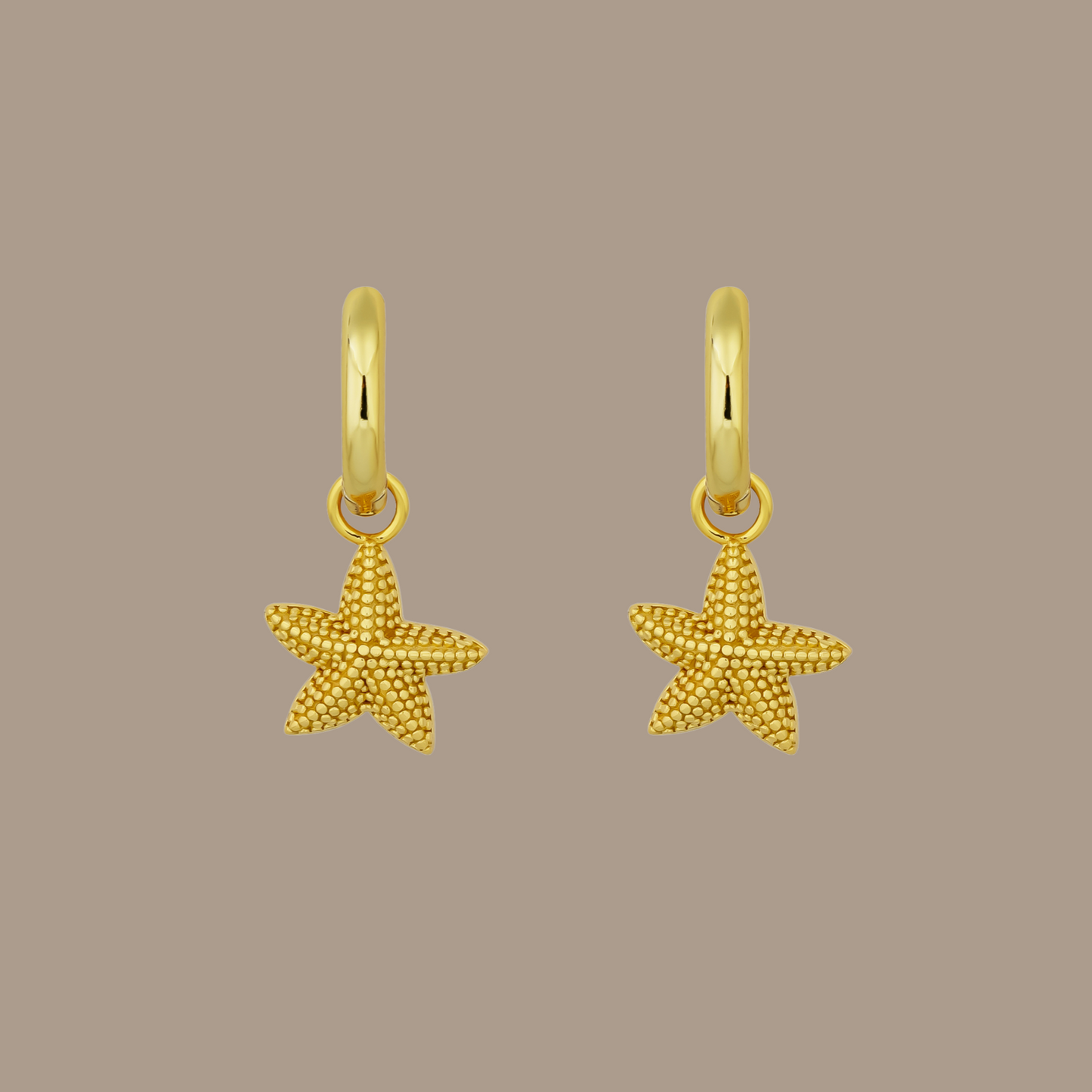 SEYCHELLES STARFISH EARRINGS | GOLD