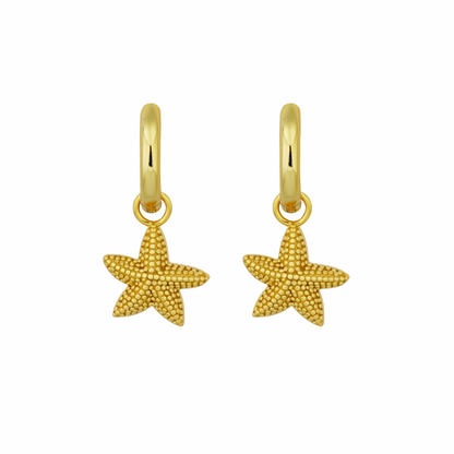 SEYCHELLES STARFISH EARRINGS | GOLD