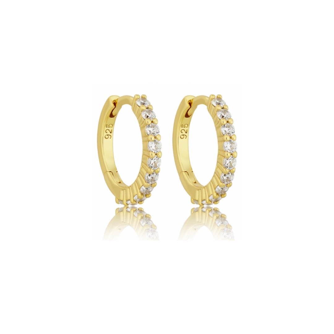 18k GOLD HEATHER HOOPS - LOVEY BY LOVEY