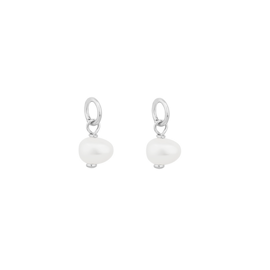 MOOREA PEARL CHARM SET | SILVER