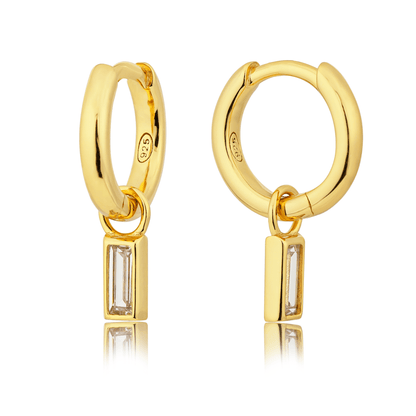 18K GOLD MUSE CHARM HUGGIE SET - LOVEY BY LOVEY