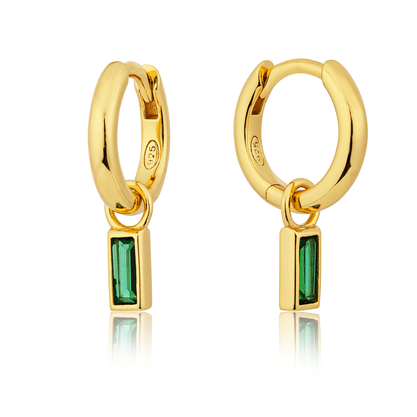 18K GOLD MUSE CHARM HUGGIE SET - LOVEY BY LOVEY