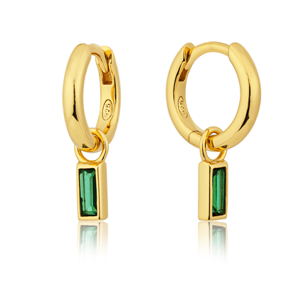 18K GOLD MUSE CHARM HUGGIE SET - LOVEY BY LOVEY