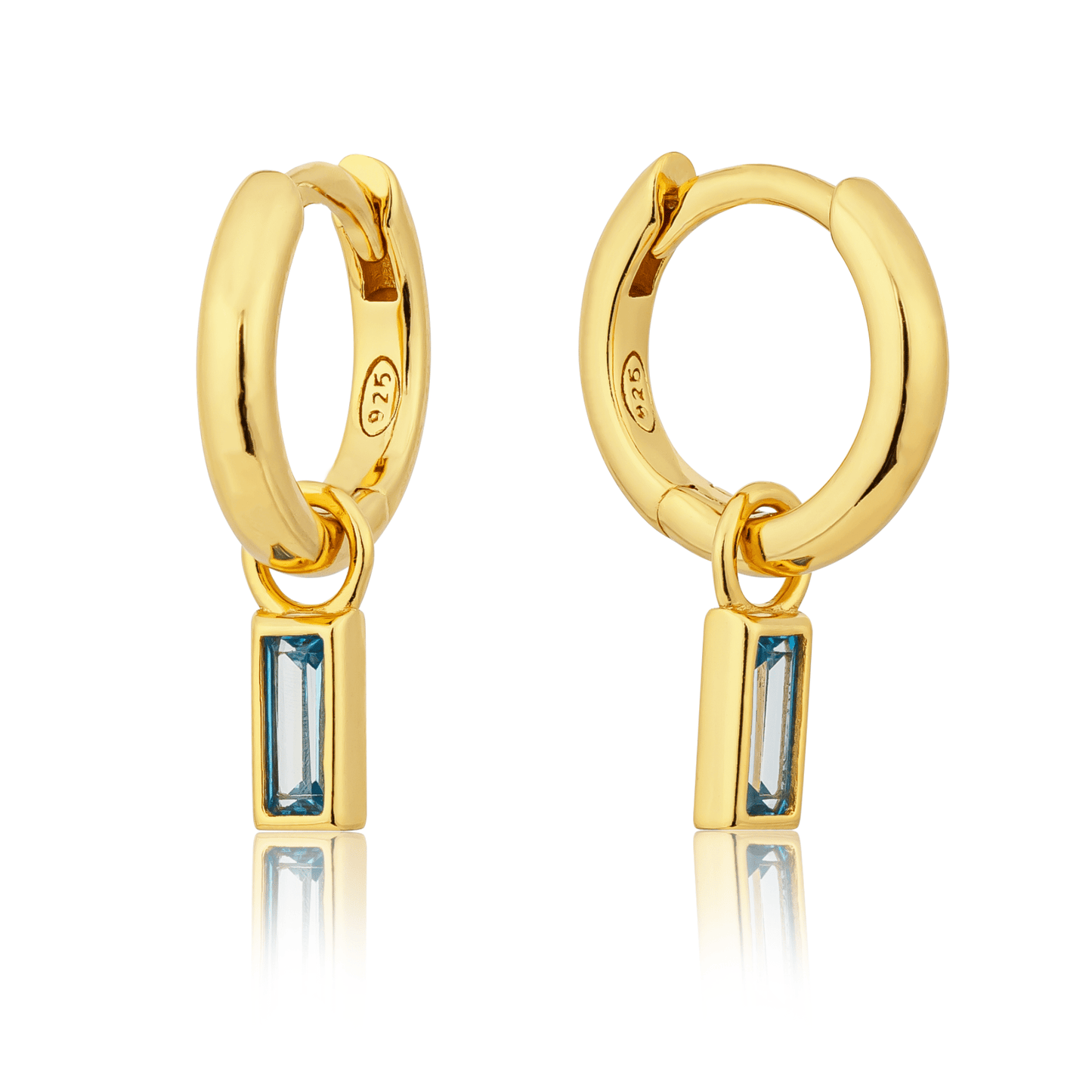 18K GOLD MUSE CHARM HUGGIE SET - LOVEY BY LOVEY