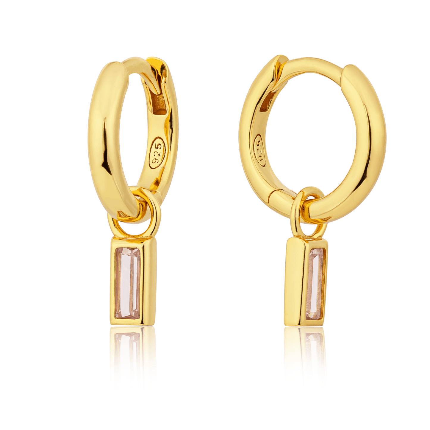 18K GOLD MUSE CHARM HUGGIE SET - LOVEY BY LOVEY