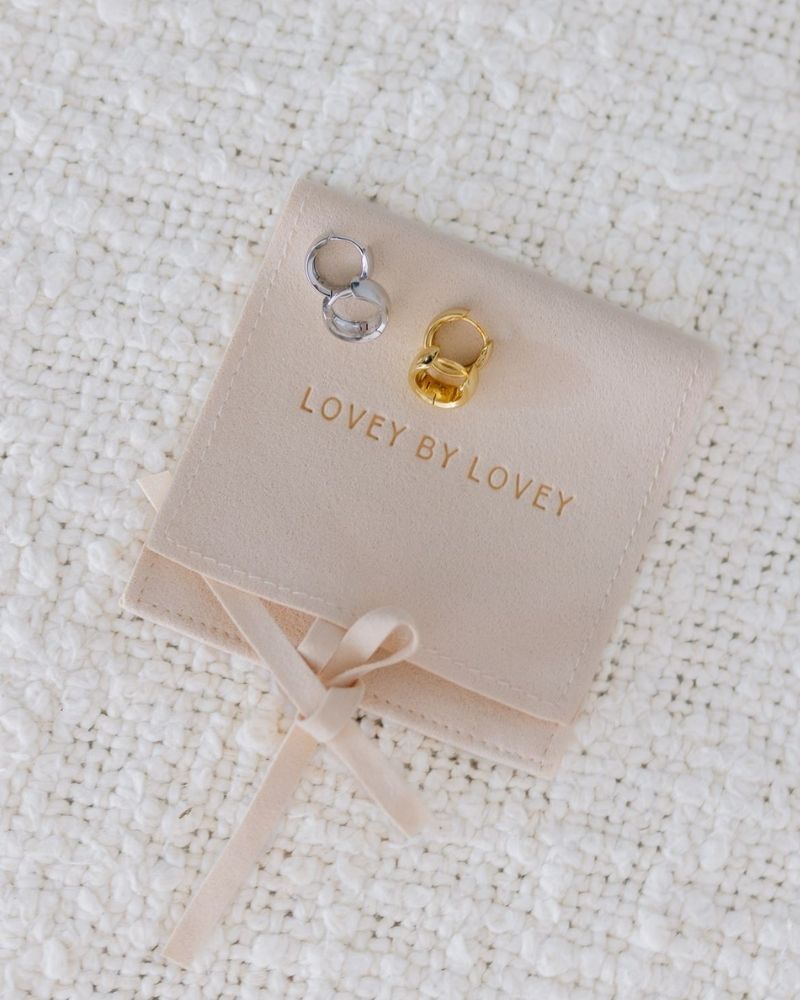 SILVER HURLEY HUGGIES - LOVEY BY LOVEY