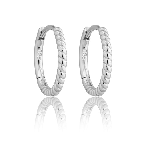 SILVER HARLOW HOOP & HUGGIE BUNDLE - LOVEY BY LOVEY