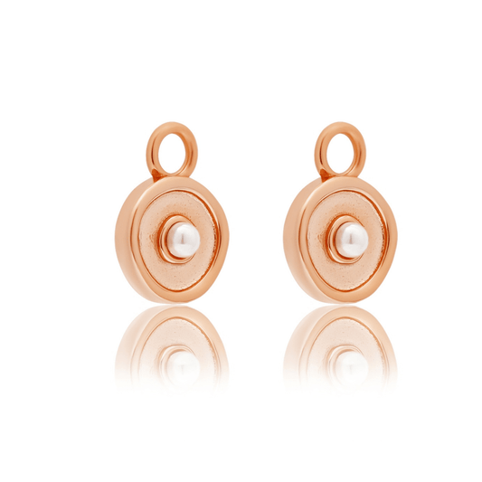 ROSE GOLD SOLARE (PEARL) CHARM - LOVEY BY LOVEY