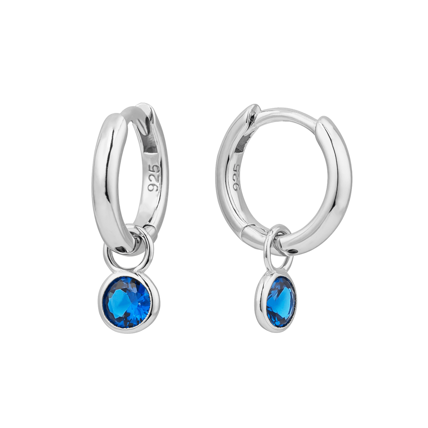 SILVER AURA CHARM HUGGIE SET - LOVEY BY LOVEY