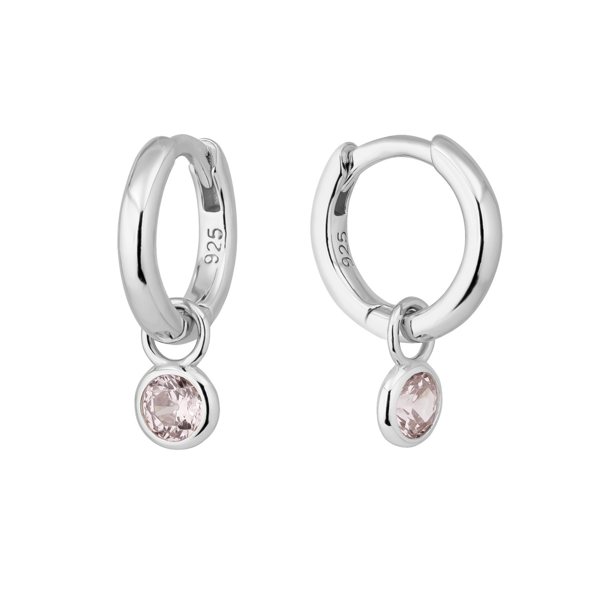 SILVER AURA CHARM HUGGIE SET - LOVEY BY LOVEY