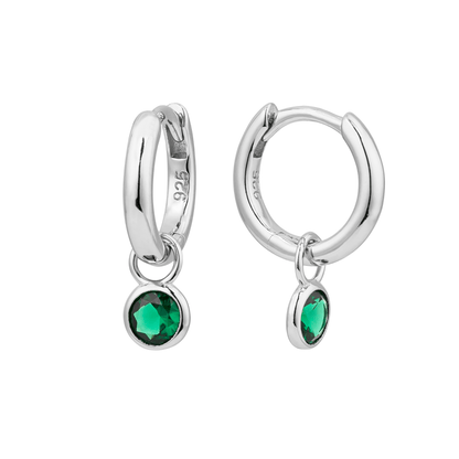 SILVER AURA CHARM HUGGIE SET - LOVEY BY LOVEY