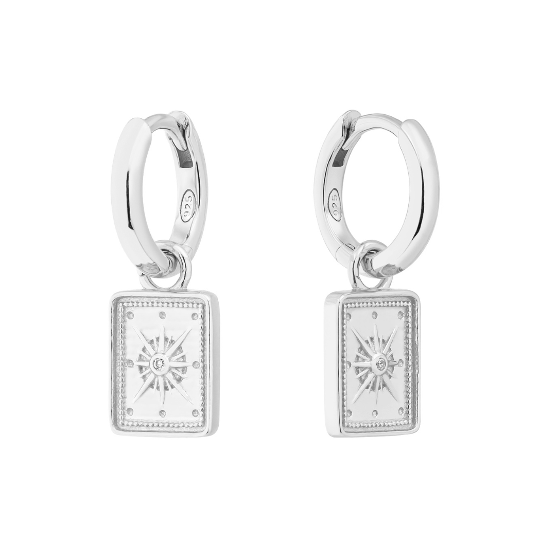 COMPASS CHARM HUGGIE SET - LOVEY BY LOVEY