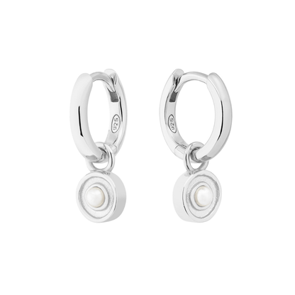 SILVER SOLSTICE (BIRTHSTONE) HUGGIE SET - LOVEY BY LOVEY