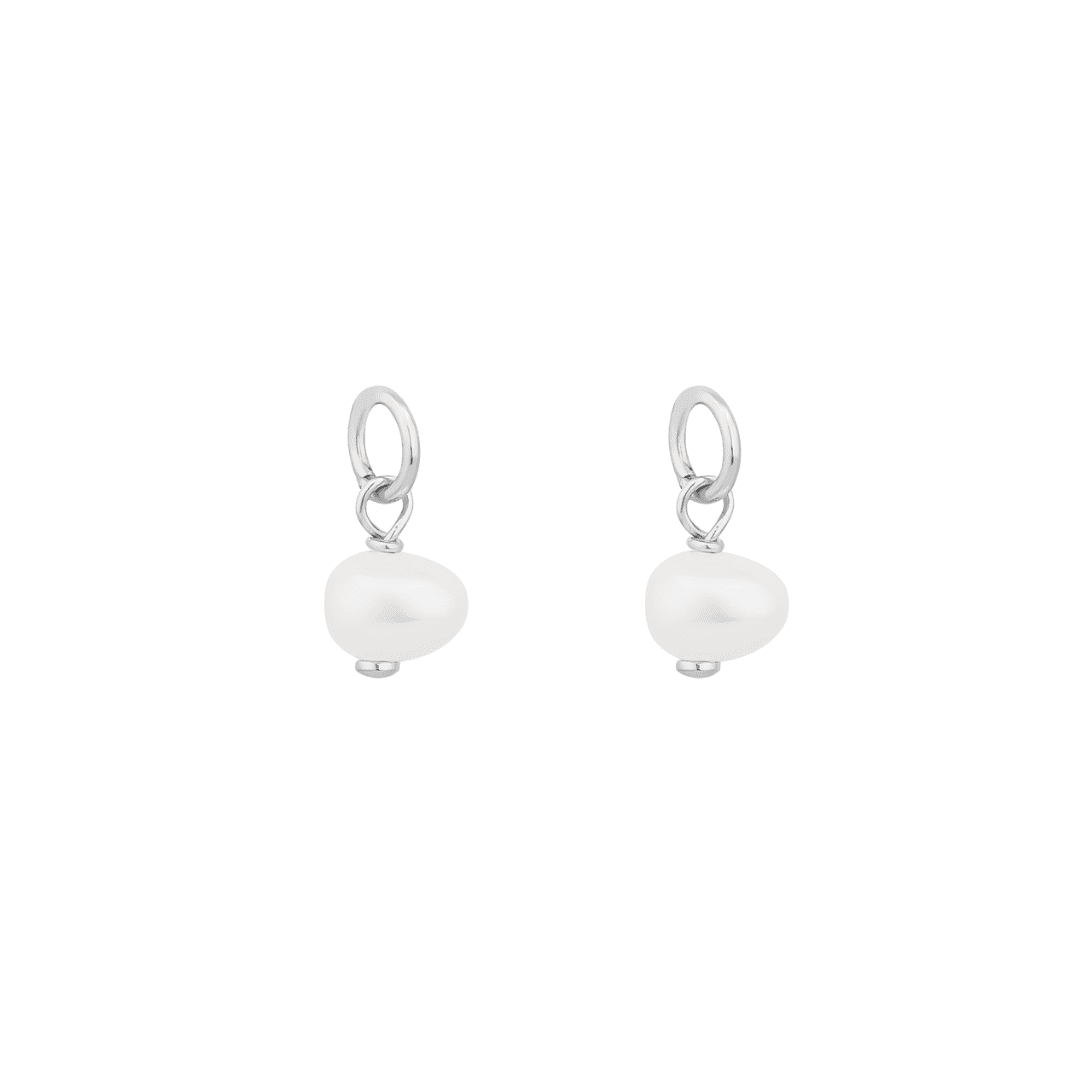 SILVER MOOREA PEARL CHARM - LOVEY BY LOVEY
