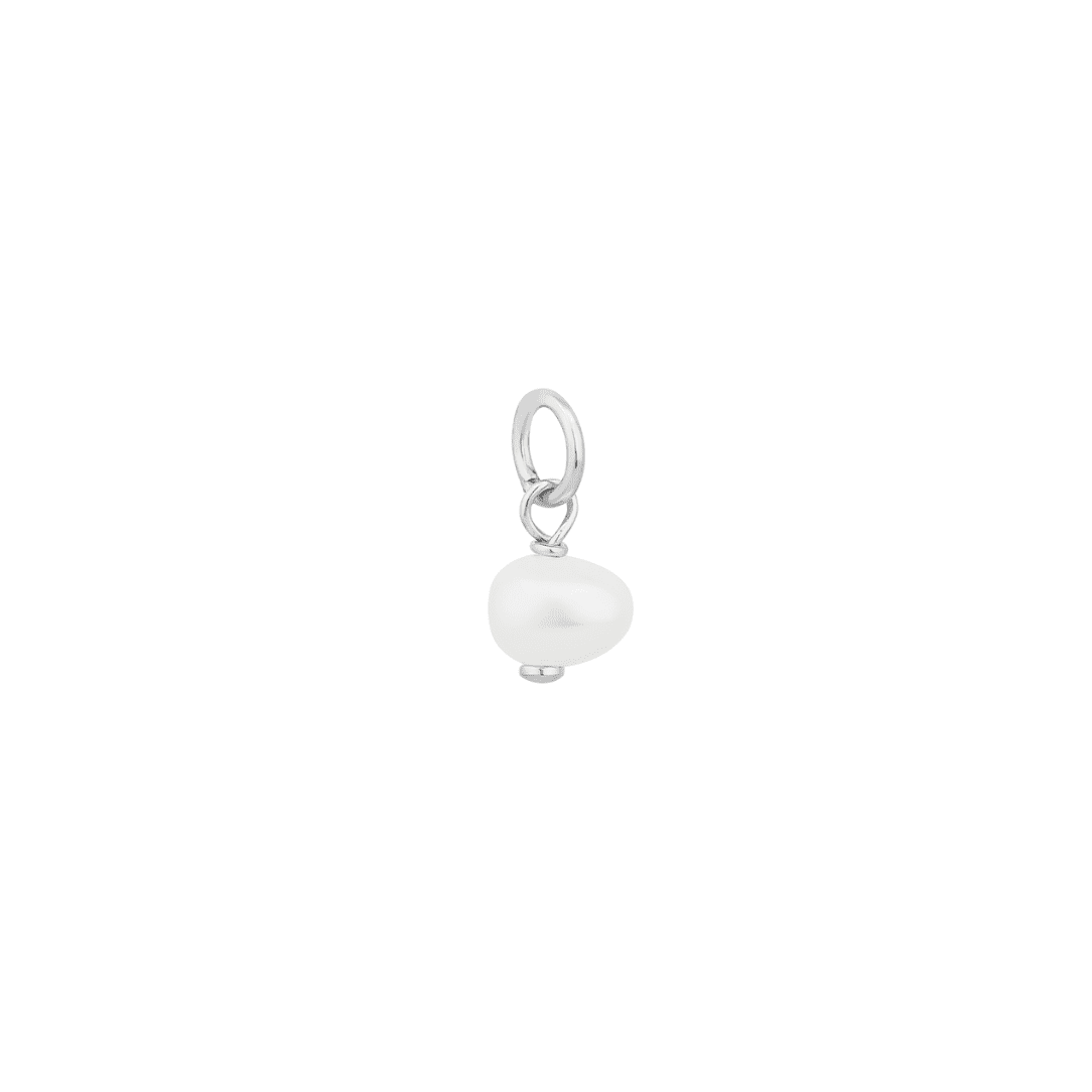 SILVER MOOREA PEARL CHARM - LOVEY BY LOVEY