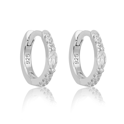 SILVER MYKONOS HUGGIES - LOVEY BY LOVEY