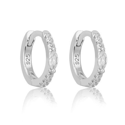 SILVER MYKONOS HUGGIES - LOVEY BY LOVEY