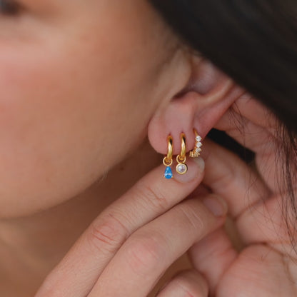 18k GOLD TEARDROP (DREAMY) CHARM